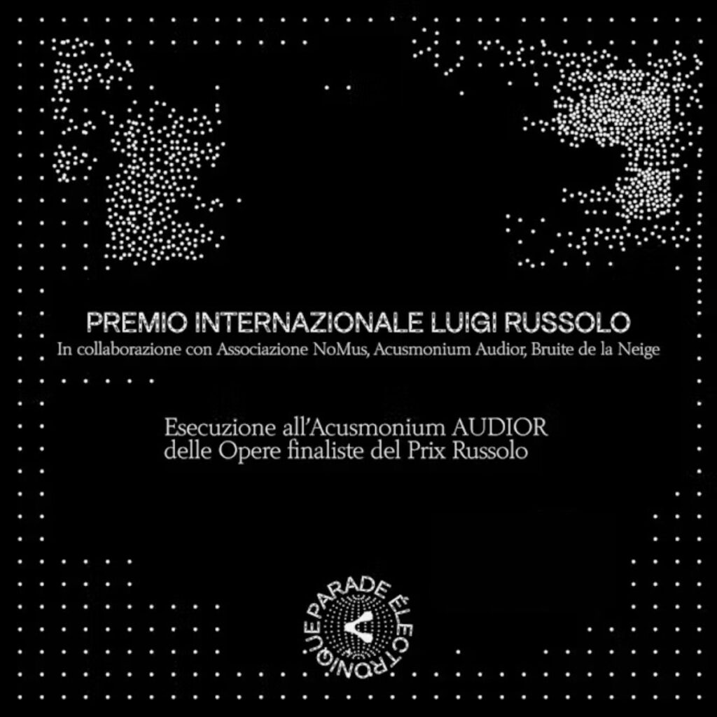 Premio Internazionale Luigi Russolo - 10.10.2025