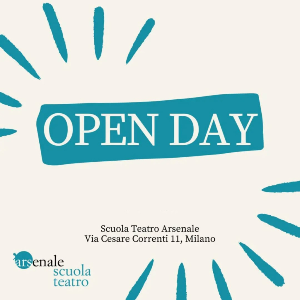 OpenDay della Scuola di Teatro Arsenale (A.A. 2025/26)